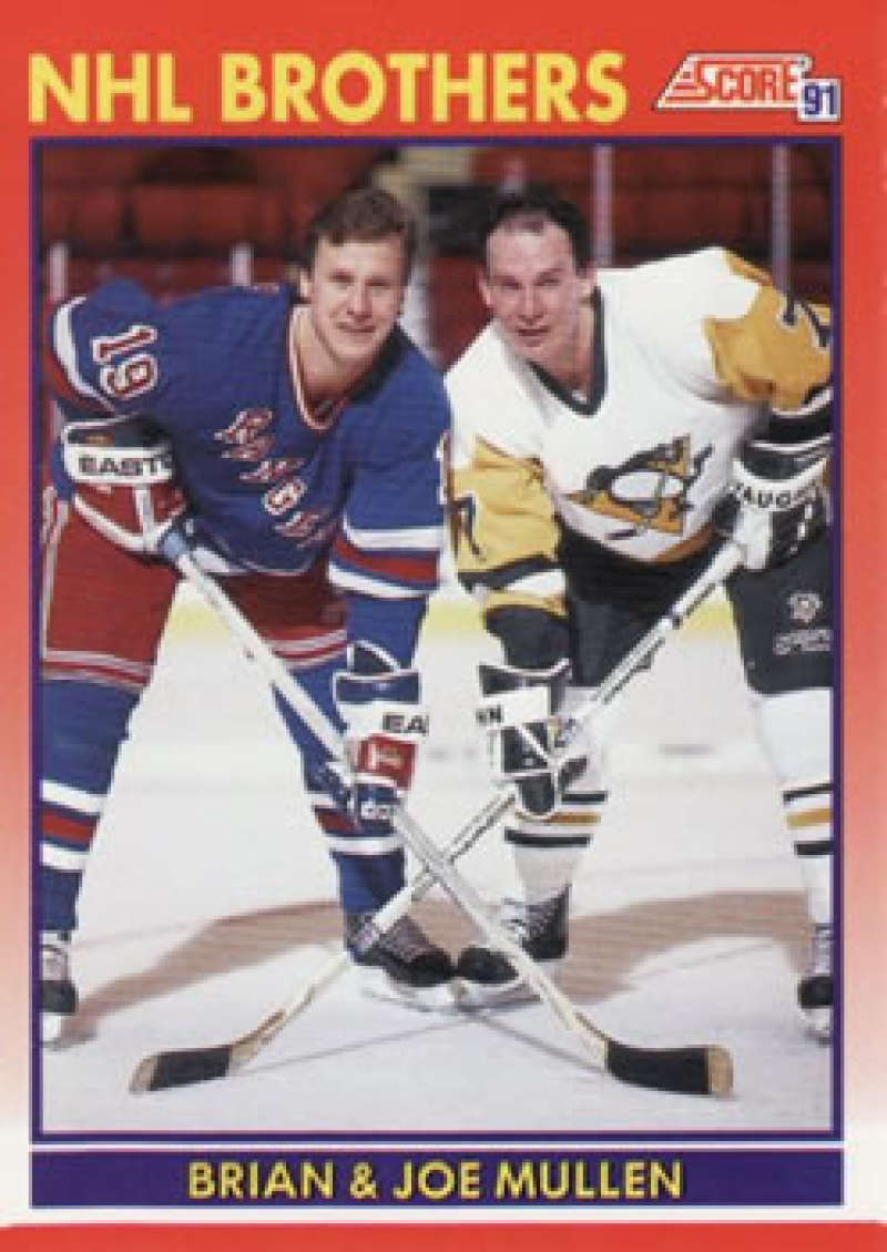 1991-92 Score Canadian Bilingual #269 Brian Mullen/Joe Mullen Image 1