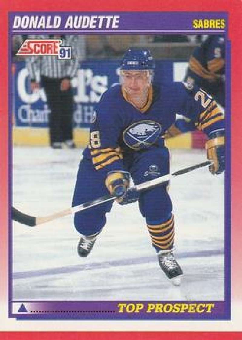 1991-92 Score Canadian Bilingual #279 Donald Audette Buffalo Sabres Image 1
