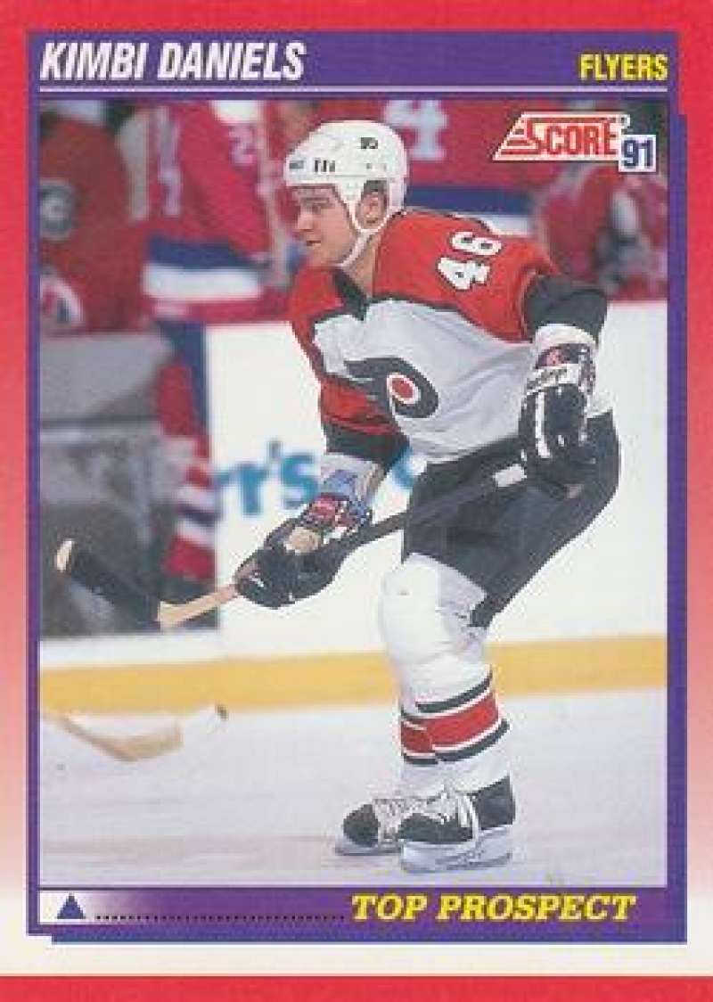 1991-92 Score Canadian Bilingual #289 Kimbi Daniels TP Philadelphia Flyers Image 1