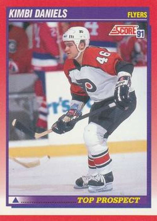 1991-92 Score Canadian Bilingual #289 Kimbi Daniels TP  Philadelphia Flyers  Image 1