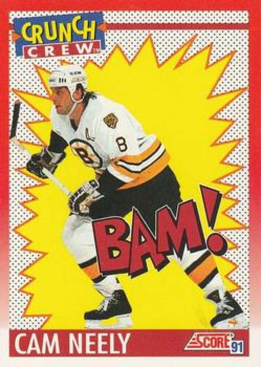1991-92 Score Canadian Bilingual #305 Cam Neely  Boston Bruins  Image 1