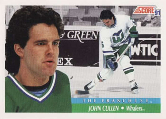 1991-92 Score Canadian Bilingual #311 John Cullen FRAN  Hartford Whalers  Image 1
