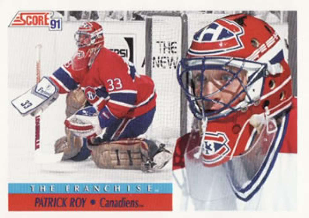 1991-92 Score Canadian Bilingual #314 Patrick Roy Montreal Canadiens Image 1