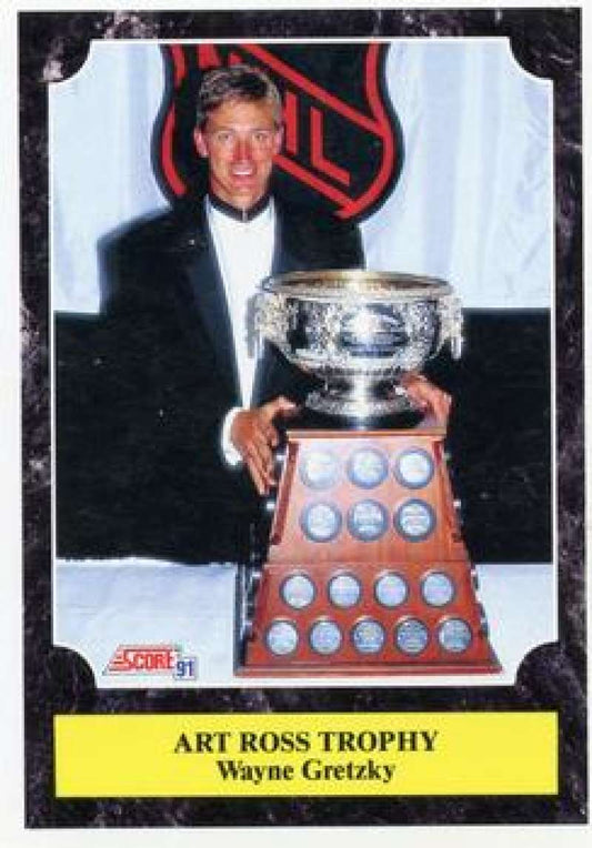 1991-92 Score Canadian Bilingual #317 Wayne Gretzky  Los Angeles Kings  Image 1