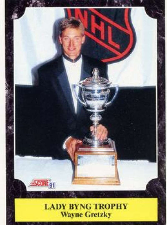 1991-92 Score Canadian Bilingual #324 Wayne Gretzky  Los Angeles Kings  Image 1