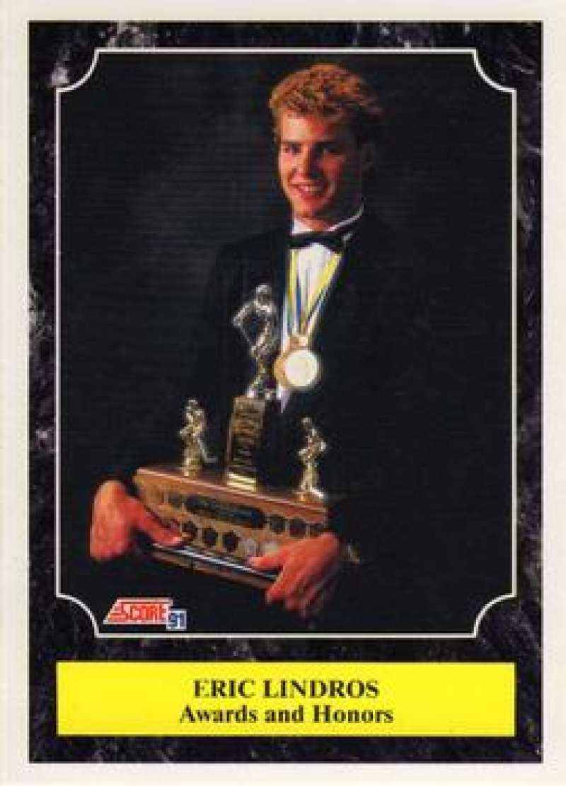 1991-92 Score Canadian Bilingual #330 Eric Lindros Image 1