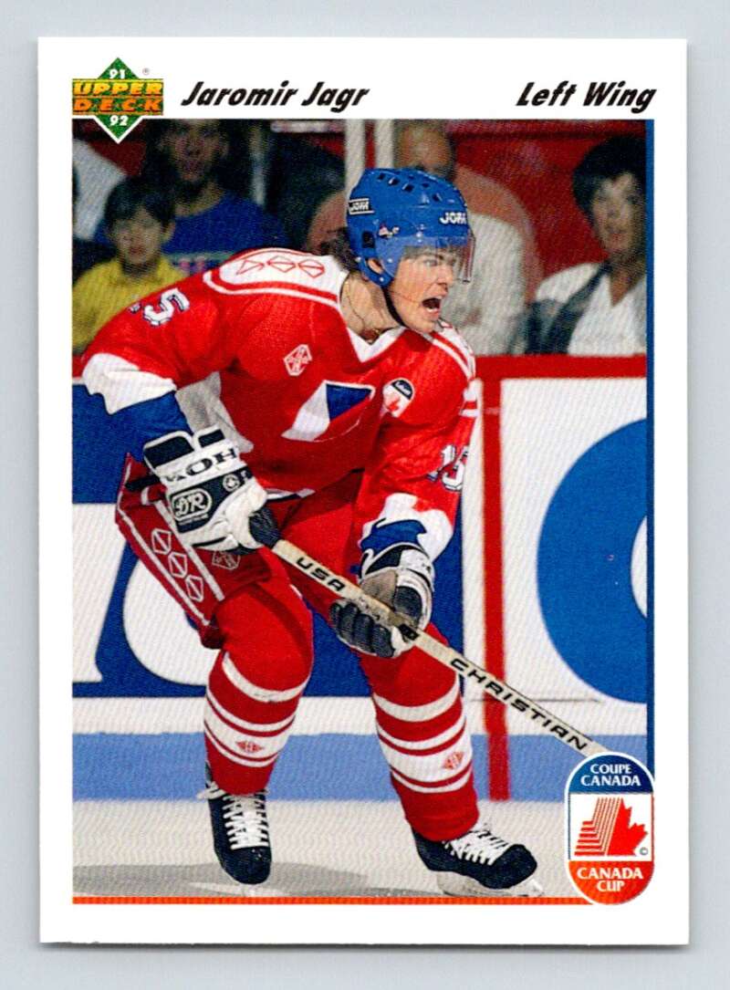 1991-92 Upper Deck #20 Jaromir Jagr Pittsburgh Penguins Image 1