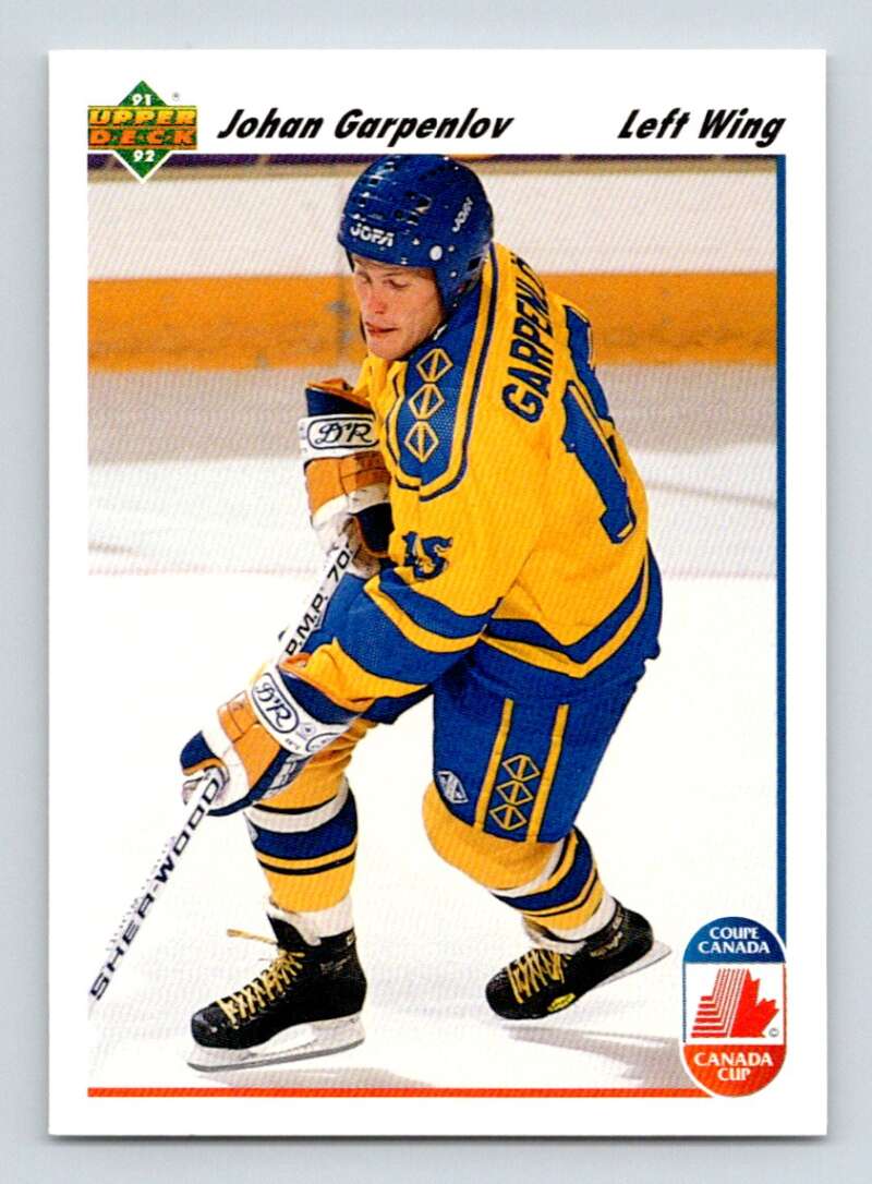1991-92 Upper Deck #28 Johan Garpenlov Image 1