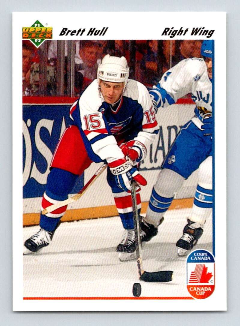 1991-92 Upper Deck #33 Brett Hull St. Louis Blues Image 1
