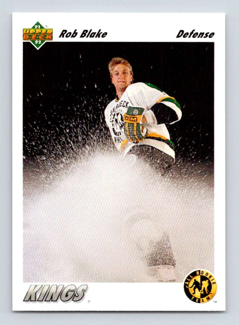 1991-92 Upper Deck #43 Rob Blake ART Los Angeles Kings Image 1