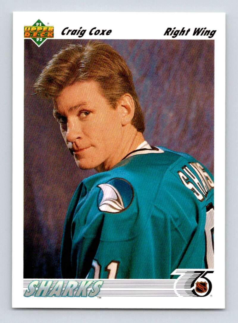 1991-92 Upper Deck #60 Craig Coxe Image 1