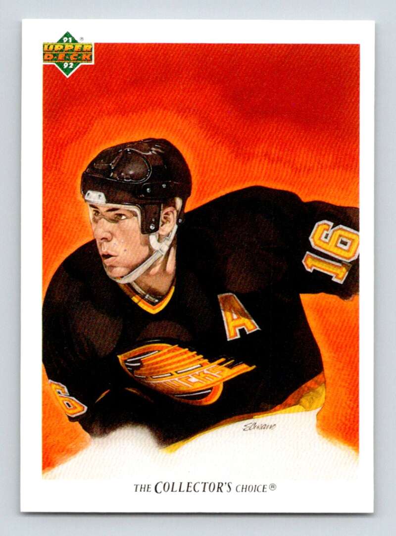 1991-92 Upper Deck #97 Trevor Linden TC Vancouver Canucks Image 1