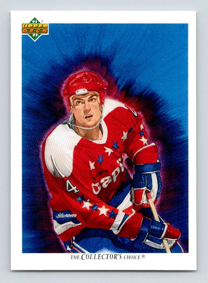 1991-92 Upper Deck #98 Kevin Hatcher Washington Capitals Image 1
