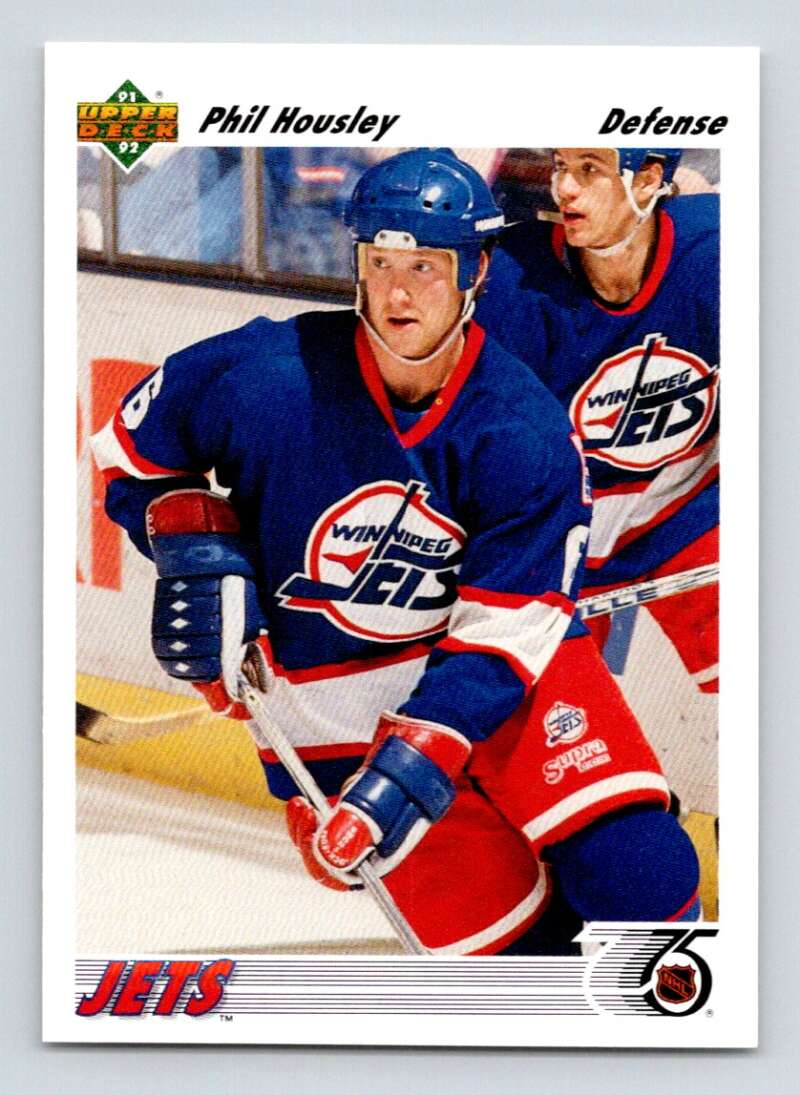 1991-92 Upper Deck #106 Phil Housley Winnipeg Jets Image 1