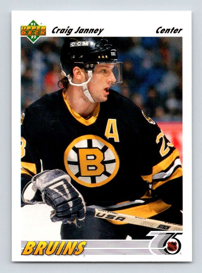 1991-92 Upper Deck #128 Craig Janney Image 1
