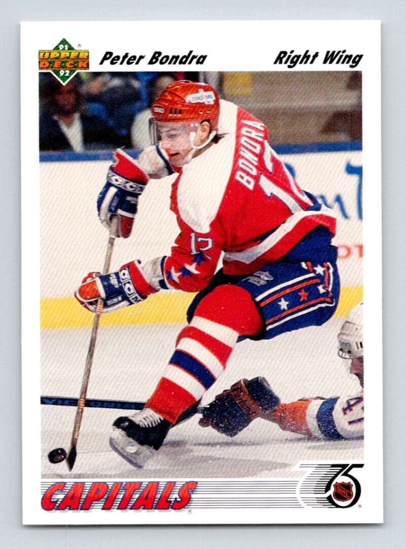 1991-92 Upper Deck #131 Peter Bondra Washington Capitals Image 1