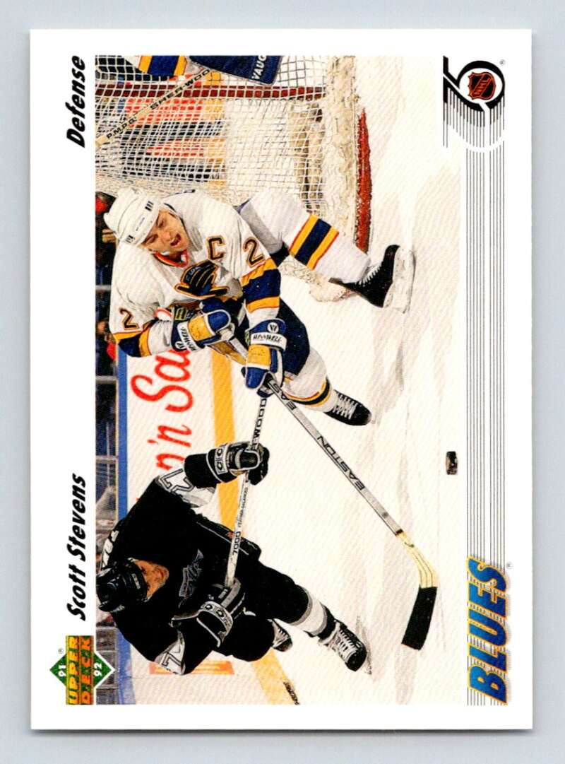 1991-92 Upper Deck #132 Scott Stevens Image 1