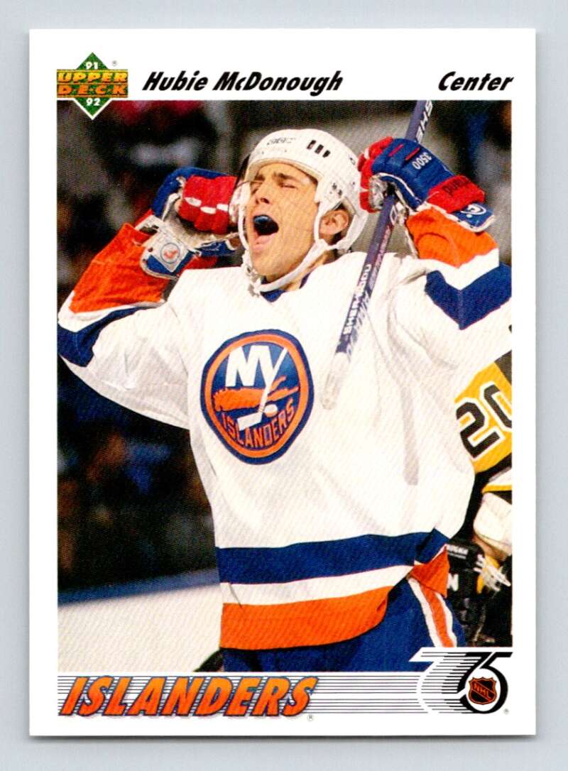 1991-92 Upper Deck #138 Hubie McDonough New York Islanders Image 1