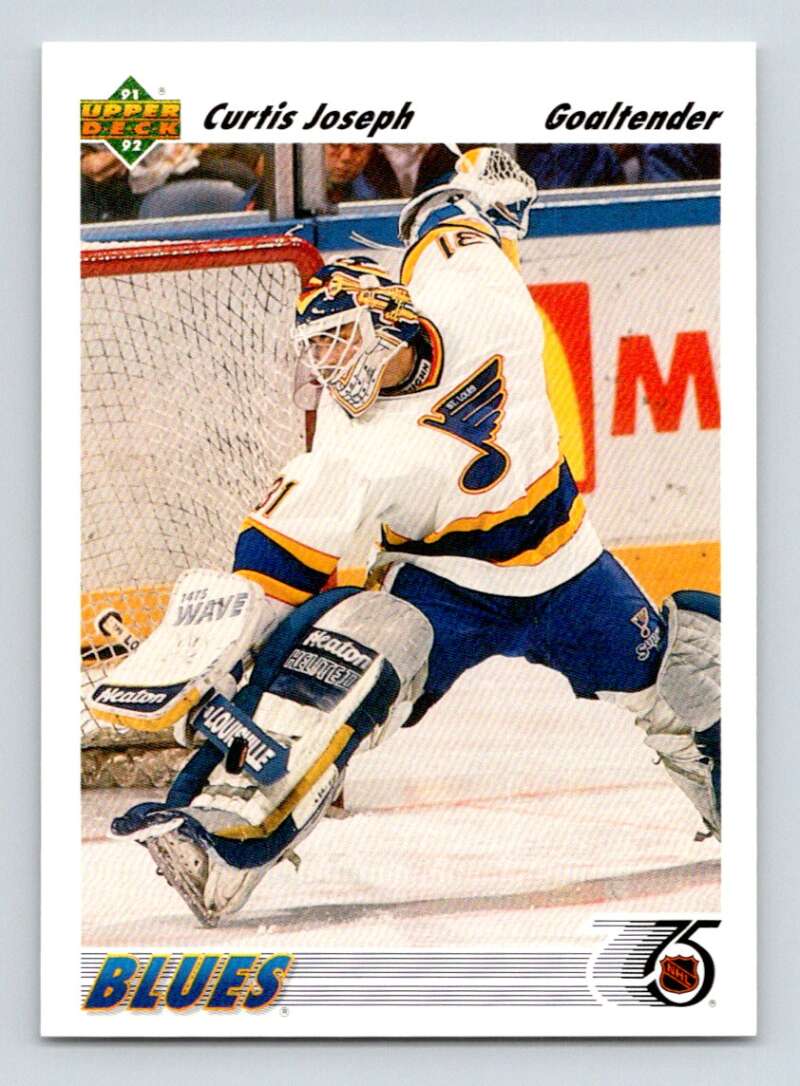 1991-92 Upper Deck #139 Curtis Joseph Image 1
