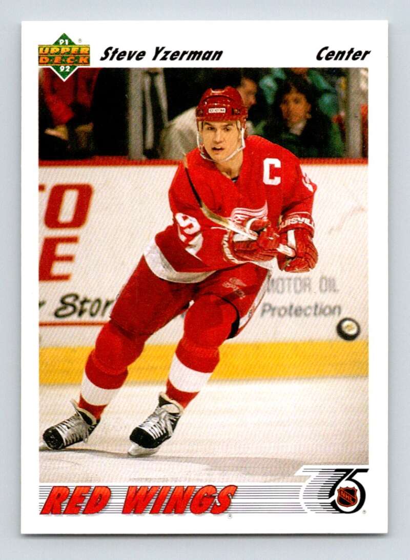 1991-92 Upper Deck #146 Steve Yzerman Detroit Red Wings Image 1