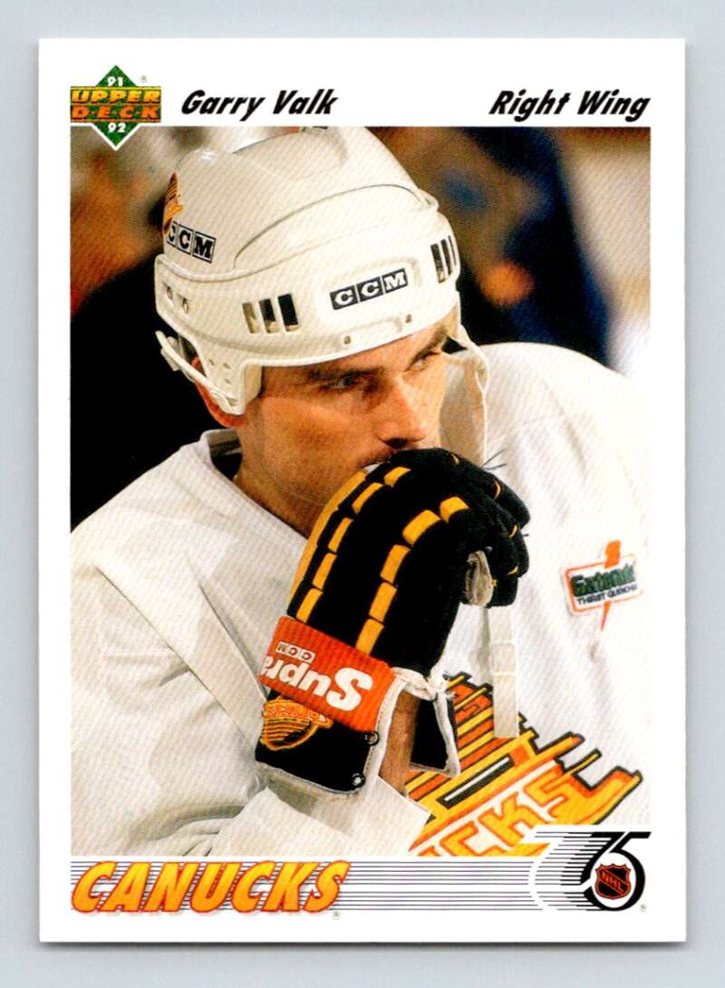 1991-92 Upper Deck #152 Garry Valk Vancouver Canucks Image 1