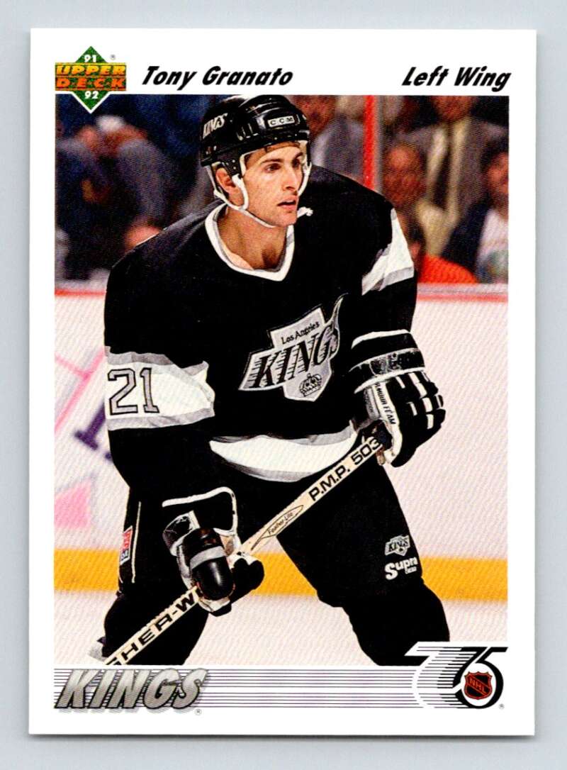 1991-92 Upper Deck #172 Tony Granato Los Angeles Kings Image 1