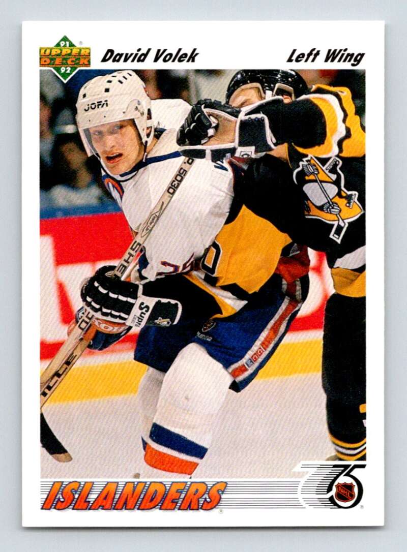 1991-92 Upper Deck #173 David Volek New York Islanders Image 1