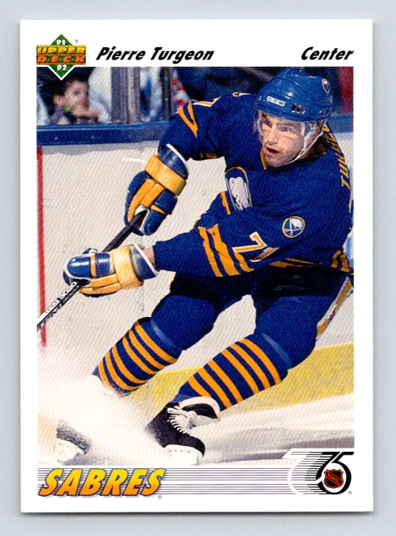 1991-92 Upper Deck #176 Pierre Turgeon Image 1