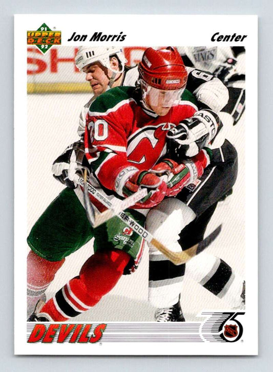 1991-92 Upper Deck #216 Jon Morris  New Jersey Devils  Image 1