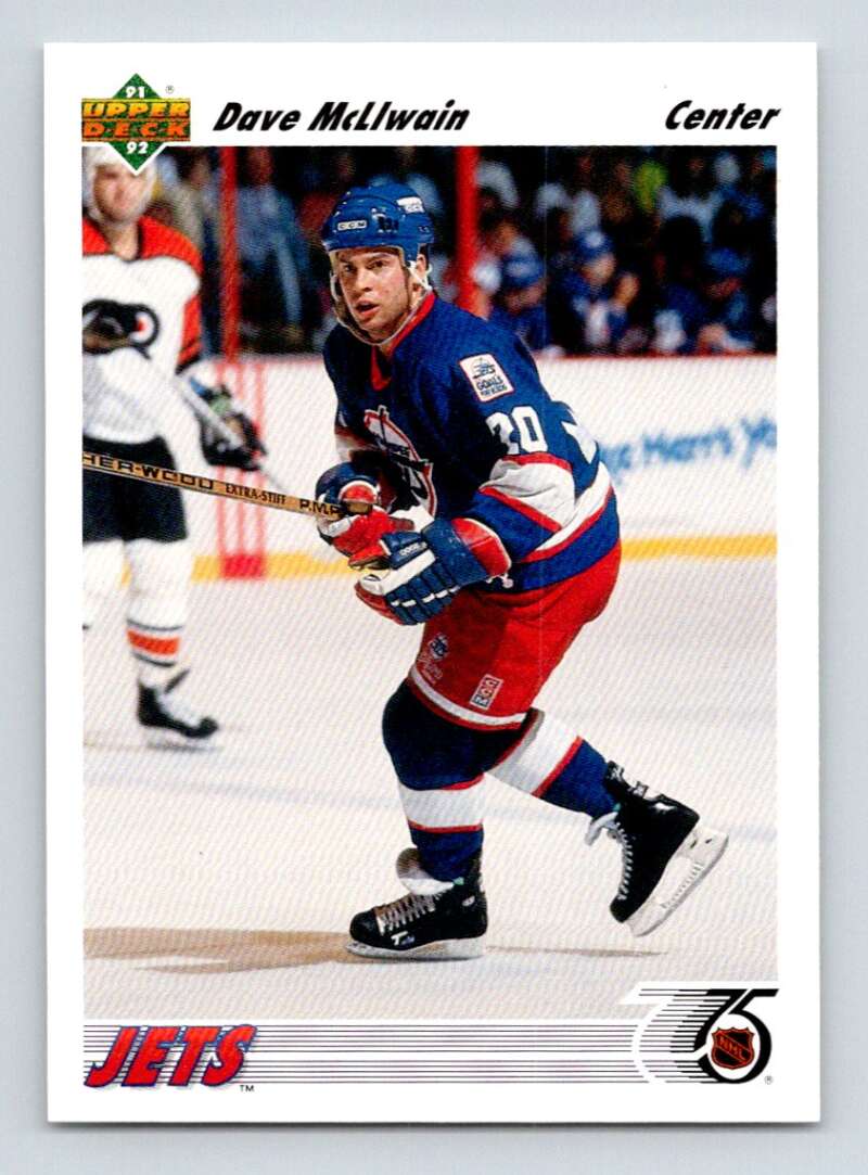1991-92 Upper Deck #222 Dave McLlwain Image 1