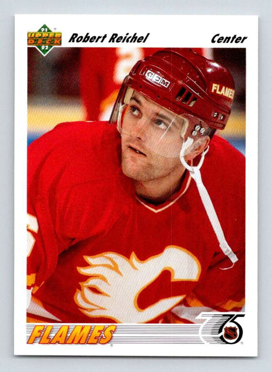 1991-92 Upper Deck #223 Robert Reichel  Calgary Flames  Image 1