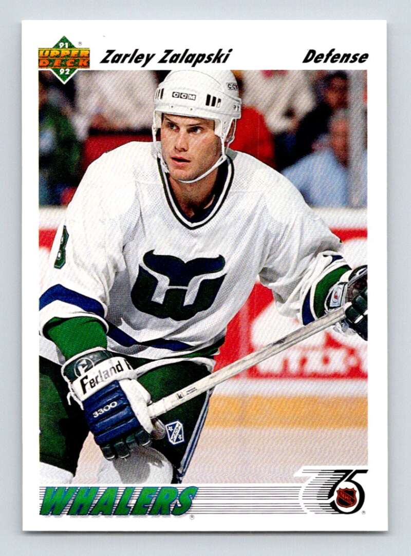 1991-92 Upper Deck #231 Zarley Zalapski Image 1