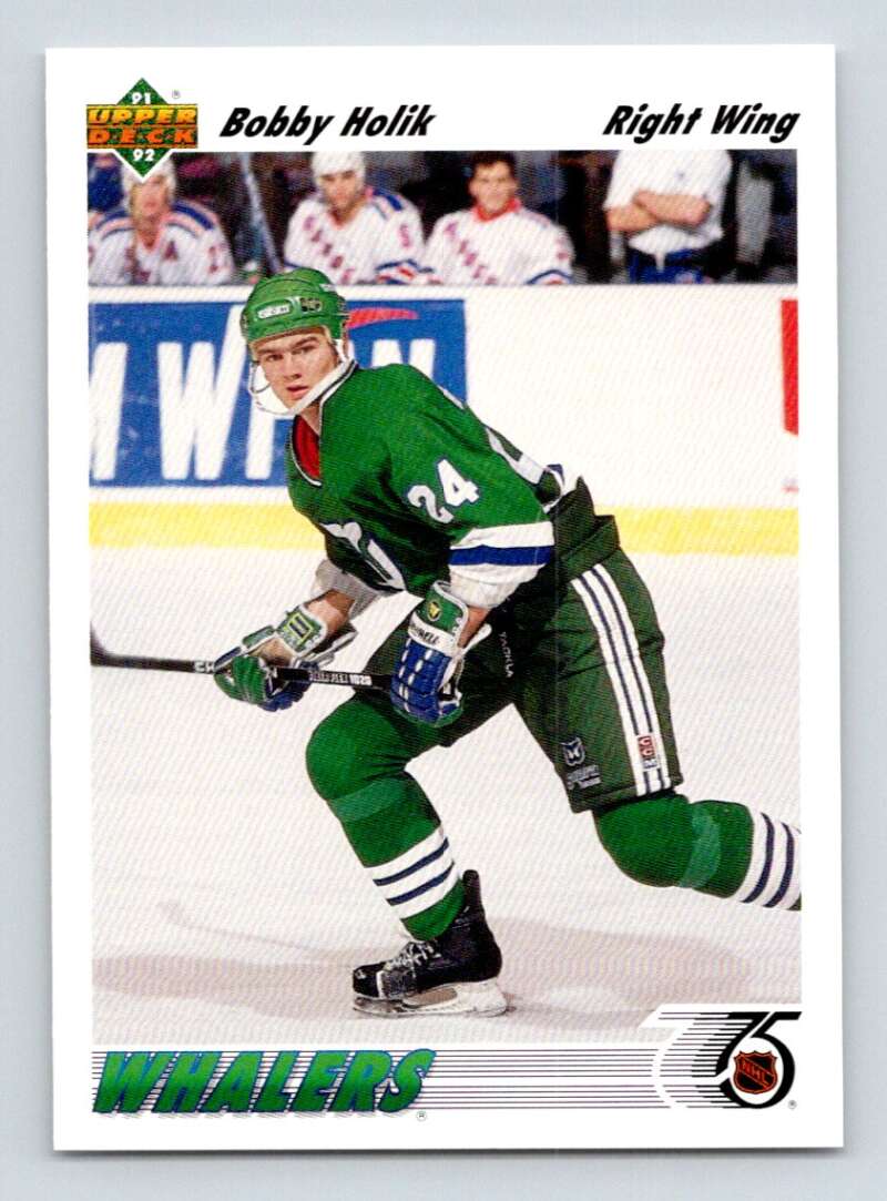 1991-92 Upper Deck #233 Bobby Holik Hartford Whalers Image 1