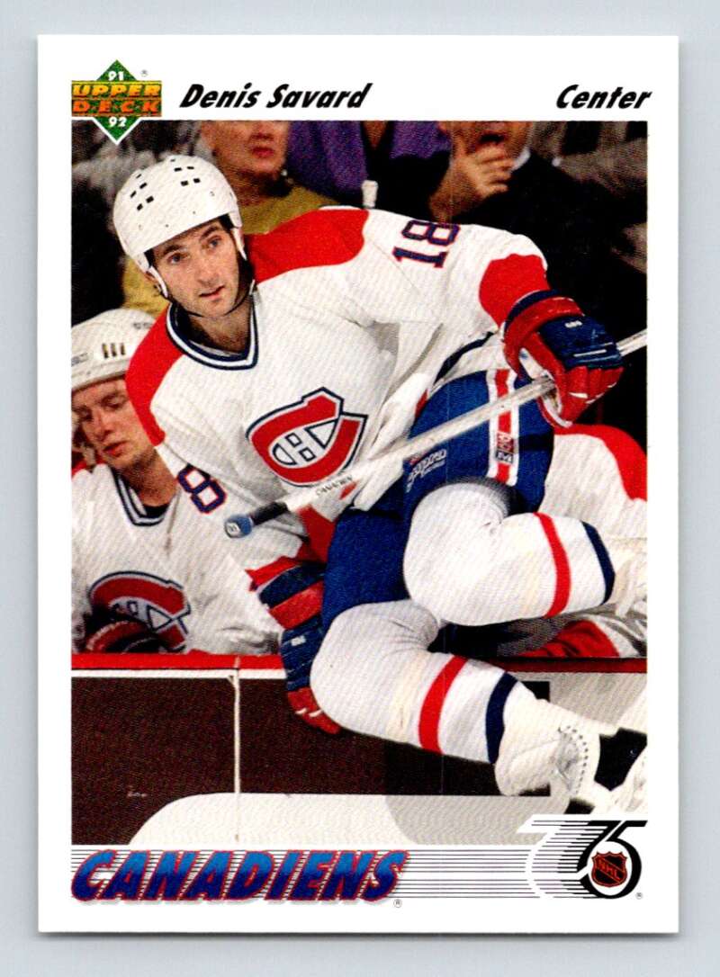 1991-92 Upper Deck #242 Denis Savard Montreal Canadiens Image 1