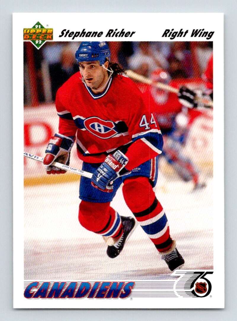 1991-92 Upper Deck #244 Stephane Richer Image 1