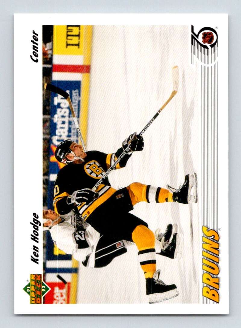 1991-92 Upper Deck #251 Ken Hodge Jr. Boston Bruins Image 1