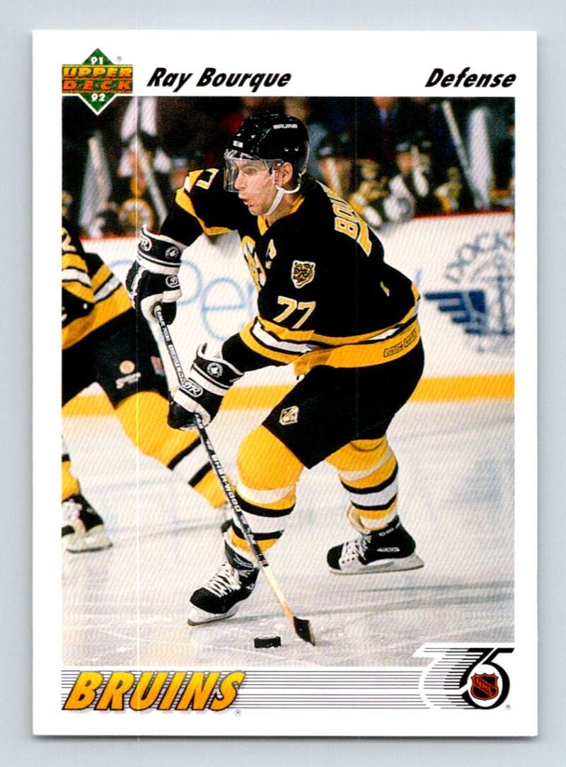 1991-92 Upper Deck #255 Ray Bourque Boston Bruins Image 1