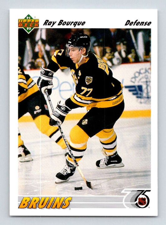 1991-92 Upper Deck #255 Ray Bourque  Boston Bruins  Image 1