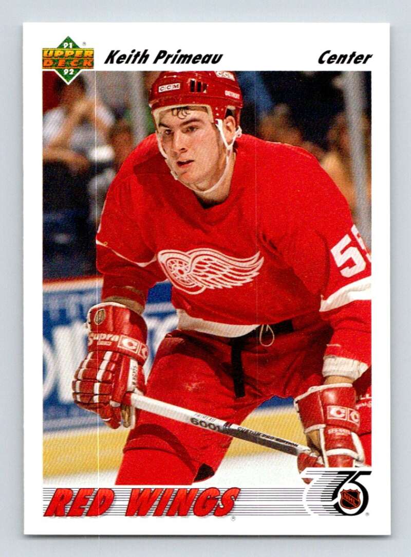 1991-92 Upper Deck #258 Keith Primeau Detroit Red Wings Image 1