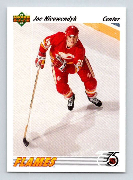 1991-92 Upper Deck #263 Joe Nieuwendyk  Calgary Flames  Image 1