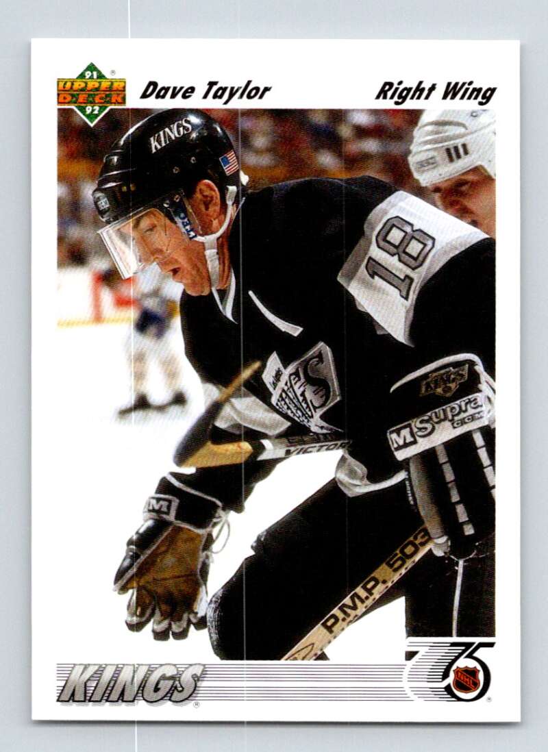 1991-92 Upper Deck #270 Dave Taylor Los Angeles Kings Image 1