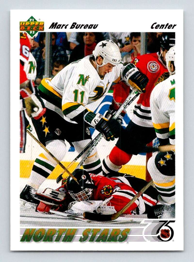 1991-92 Upper Deck #274 Marc Bureau Minnesota North Stars Image 1