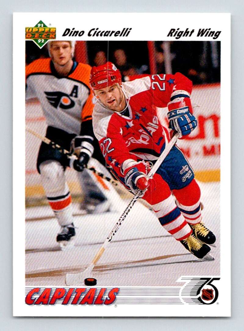 1991-92 Upper Deck #276 Dino Ciccarelli Washington Capitals Image 1