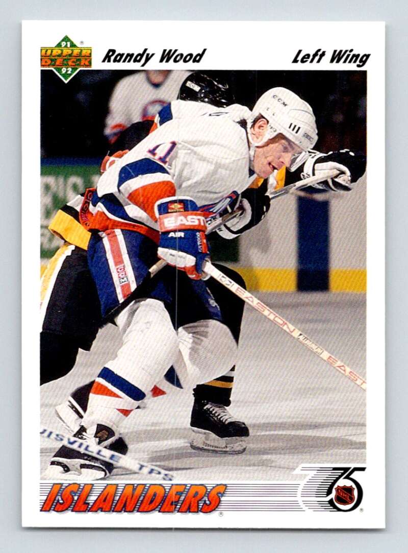 1991-92 Upper Deck #289 Randy Wood Image 1