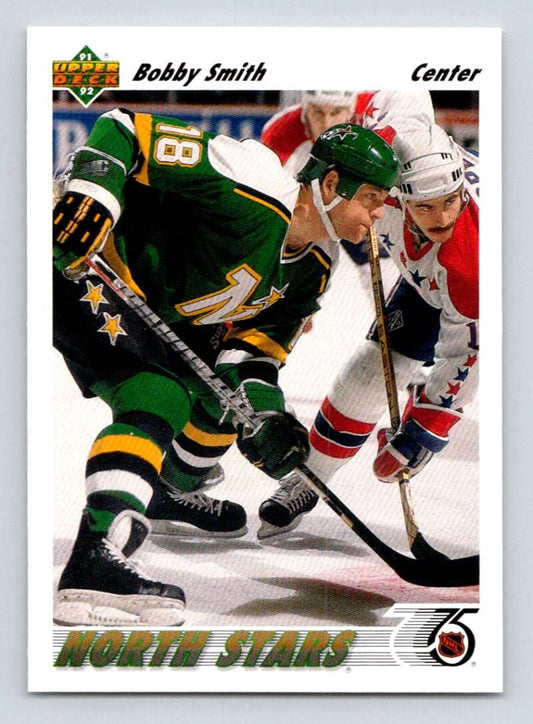 1991-92 Upper Deck #293 Bobby Smith  Minnesota North Stars  Image 1