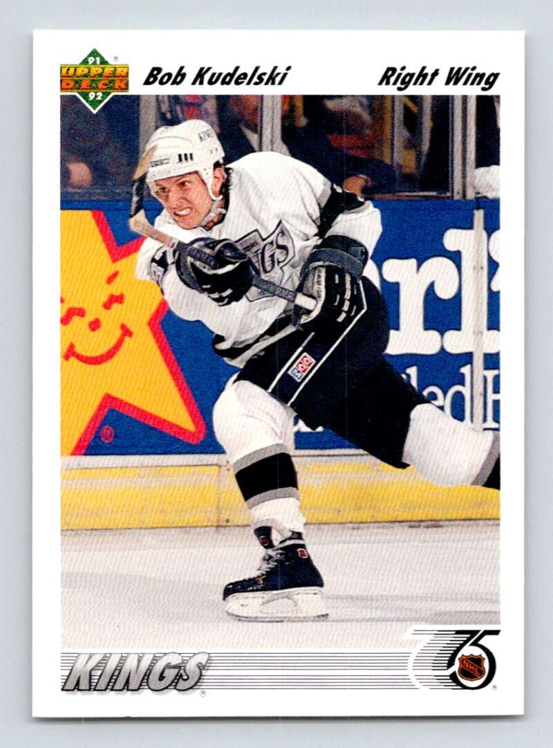 1991-92 Upper Deck #301 Bob Kudelski Los Angeles Kings Image 1