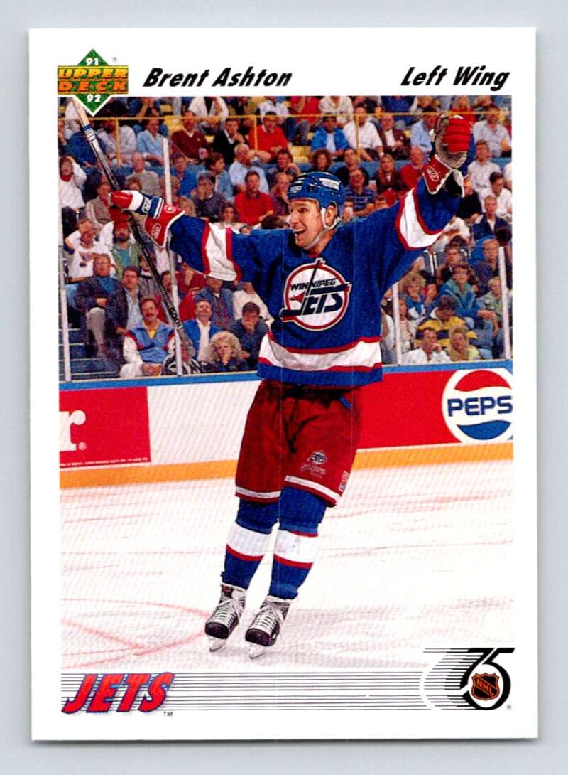 1991-92 Upper Deck #303 Brent Ashton Image 1