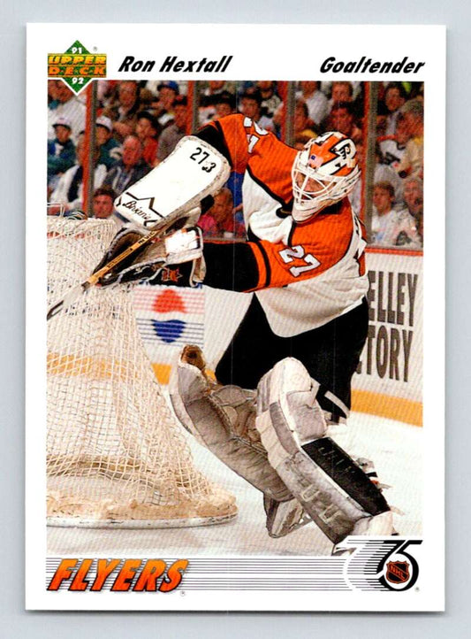 1991-92 Upper Deck #327 Ron Hextall  Philadelphia Flyers  Image 1