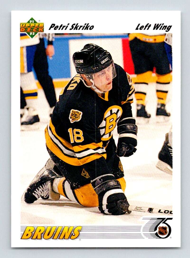 1991-92 Upper Deck #334 Petri Skriko Image 1