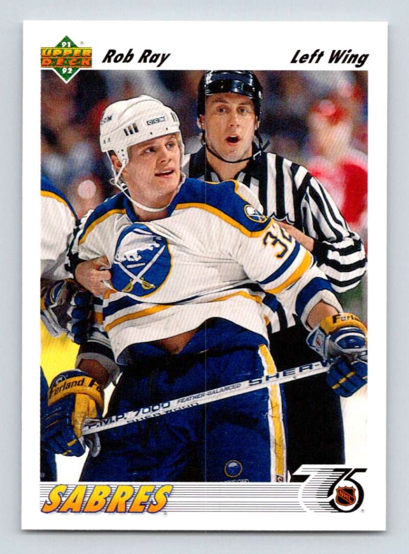 1991-92 Upper Deck #349 Robert Ray Buffalo Sabres Image 1